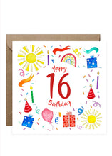 Load image into Gallery viewer, Birthday Card - Numbers