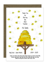 Load image into Gallery viewer, Bee Teacher Card