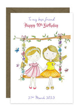 Load image into Gallery viewer, Best Friends on Swing