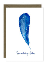 Load image into Gallery viewer, Blue Feather