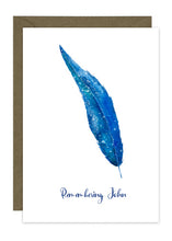 Load image into Gallery viewer, Blue Feather