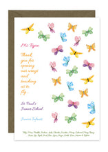 Load image into Gallery viewer, Butterfly Teacher Card