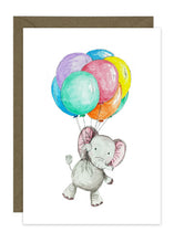 Load image into Gallery viewer, Elephant with Balloons