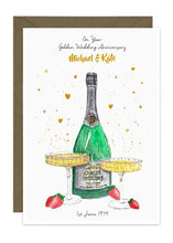 Load image into Gallery viewer, Champagne with Saucer Glasses