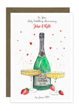 Load image into Gallery viewer, Champagne with Saucer Glasses