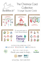 Load image into Gallery viewer, 5 Pack Christmas Cards - Square