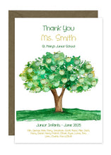 Load image into Gallery viewer, Apple Tree Teacher Card