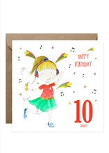 Load image into Gallery viewer, Girl Dancing Birthday