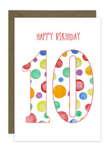 Load image into Gallery viewer, Numbered Birthday 1-12