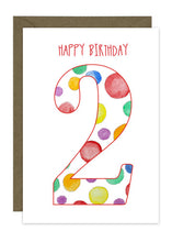 Load image into Gallery viewer, Numbered Birthday 1-12
