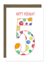 Load image into Gallery viewer, Numbered Birthday 1-12
