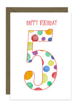 Load image into Gallery viewer, Numbered Birthday 1-12