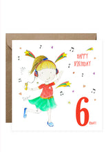 Load image into Gallery viewer, Girl Dancing Birthday
