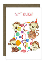 Load image into Gallery viewer, Monkey Birthday 1-6