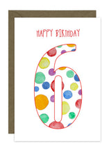Load image into Gallery viewer, Numbered Birthday 1-12