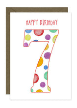 Load image into Gallery viewer, Numbered Birthday 1-12
