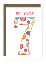 Load image into Gallery viewer, Numbered Birthday 1-12
