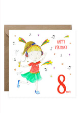 Load image into Gallery viewer, Girl Dancing Birthday