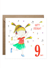 Load image into Gallery viewer, Girl Dancing Birthday