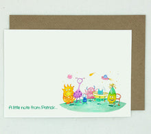 Load image into Gallery viewer, 20 Children's Notelets - Personalised - (Various Designs)
