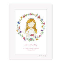Load image into Gallery viewer, Communion Girl - Floral Wreath