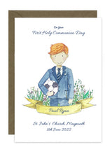 Load image into Gallery viewer, Communion Card - Sporty Boy