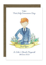 Load image into Gallery viewer, Communion Card - Sporty Boy