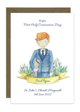 Load image into Gallery viewer, Communion Card - Sporty Boy
