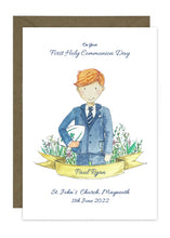 Load image into Gallery viewer, Communion Card - Sporty Boy