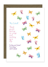 Load image into Gallery viewer, Butterfly Teacher Card