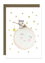 Load image into Gallery viewer, Cat on Moon