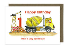 Load image into Gallery viewer, Cement Mixer Card