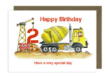 Load image into Gallery viewer, Cement Mixer Card