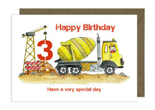 Load image into Gallery viewer, Cement Mixer Card