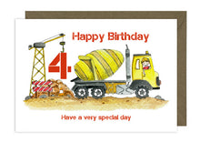 Load image into Gallery viewer, Cement Mixer Card