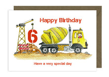 Load image into Gallery viewer, Cement Mixer Card