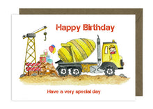 Load image into Gallery viewer, Cement Mixer Card