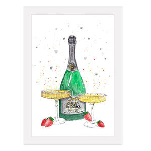 Champagne Saucer Print