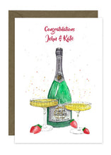 Load image into Gallery viewer, Champagne with Saucer Glasses
