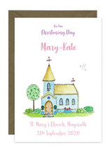 Load image into Gallery viewer, Christening Card - Personalised