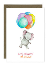 Load image into Gallery viewer, Elephant with Balloons
