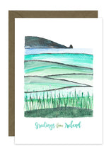 Load image into Gallery viewer, Green Fields with Sea