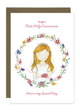 Load image into Gallery viewer, Communion Girl Wreath - Not Personalised