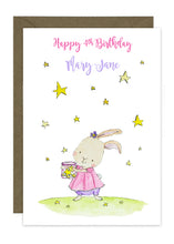 Load image into Gallery viewer, Girl Bunny catching Stars