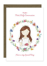Load image into Gallery viewer, Communion Girl Wreath - Not Personalised