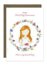 Load image into Gallery viewer, Communion Girl Wreath - Not Personalised