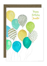 Load image into Gallery viewer, Green and Yellow Balloons