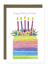 Load image into Gallery viewer, Colourful Cake with Flowers