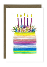 Load image into Gallery viewer, Colourful Cake with Flowers