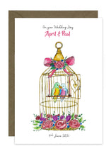 Load image into Gallery viewer, Love Birds in Cage